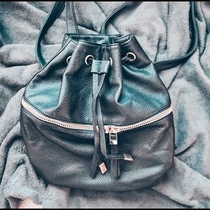 Black Drawstring Backpack